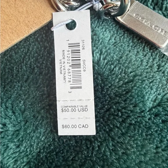 Coach 46” Silver Chain Strap - NWT - Picture 5 of 6